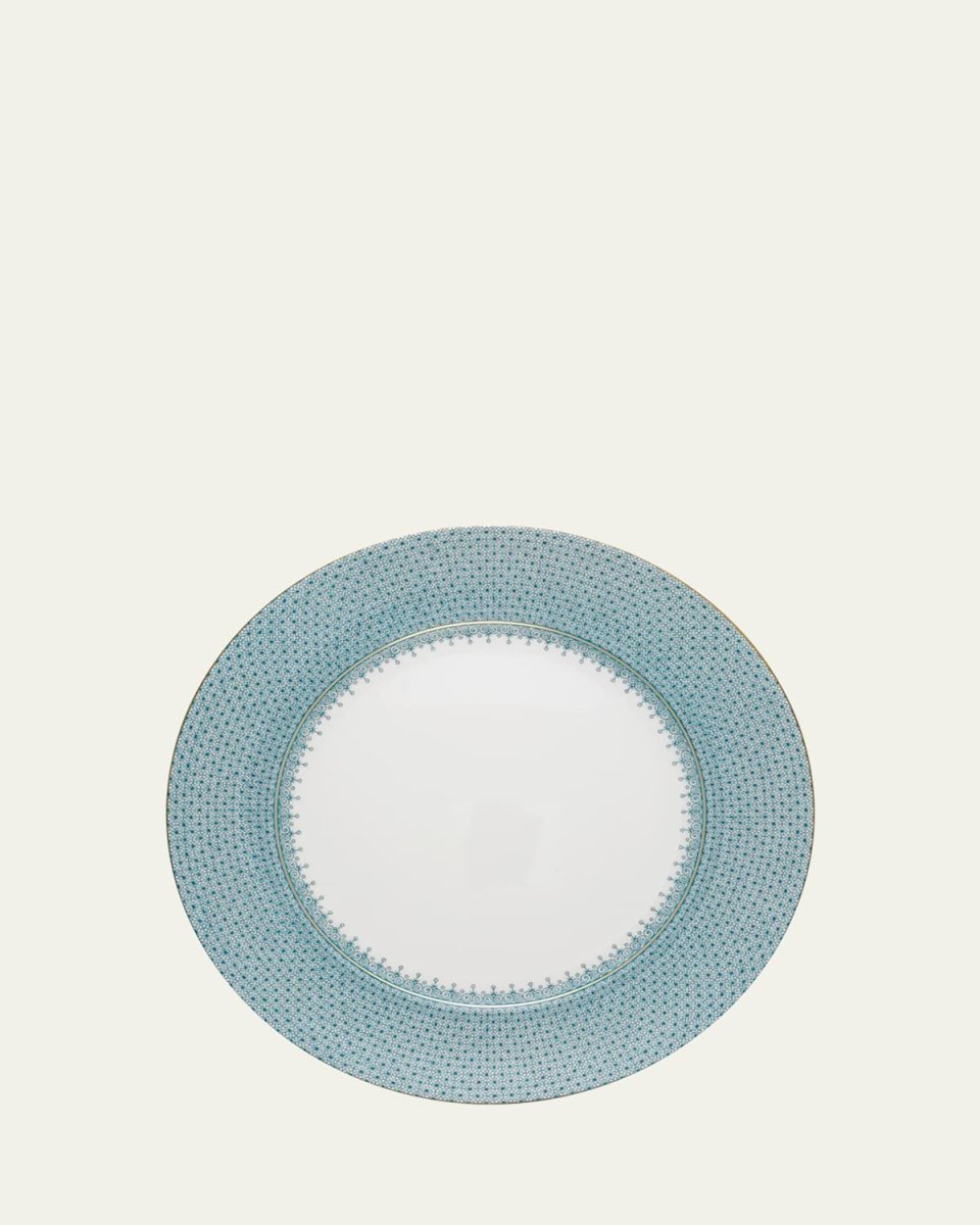 Turquoise Lace Service Plate